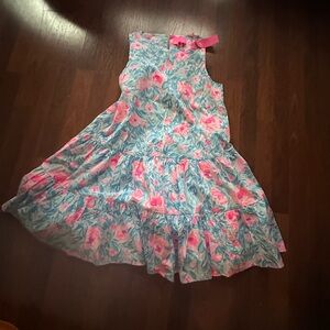 Lilly Pulitzer Pink and Blue Floral Dress